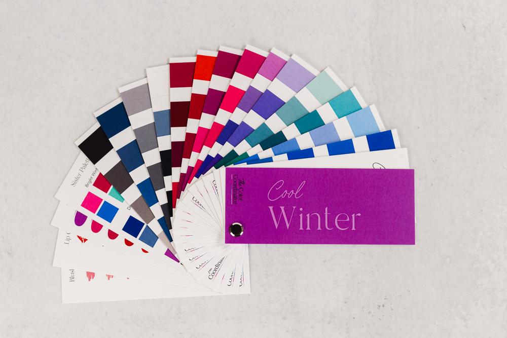 Cool Winter Swatch Book